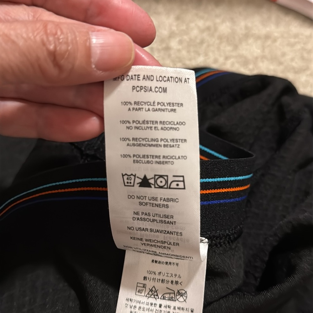 Patagonia Capilene Midweight Bottoms Black Base Layer Pants Gorpcore Outdoor-M - Picture 9 of 10